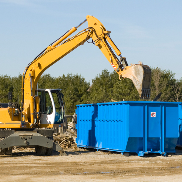 can i choose the location where the residential dumpster will be placed in Whitemarsh PA